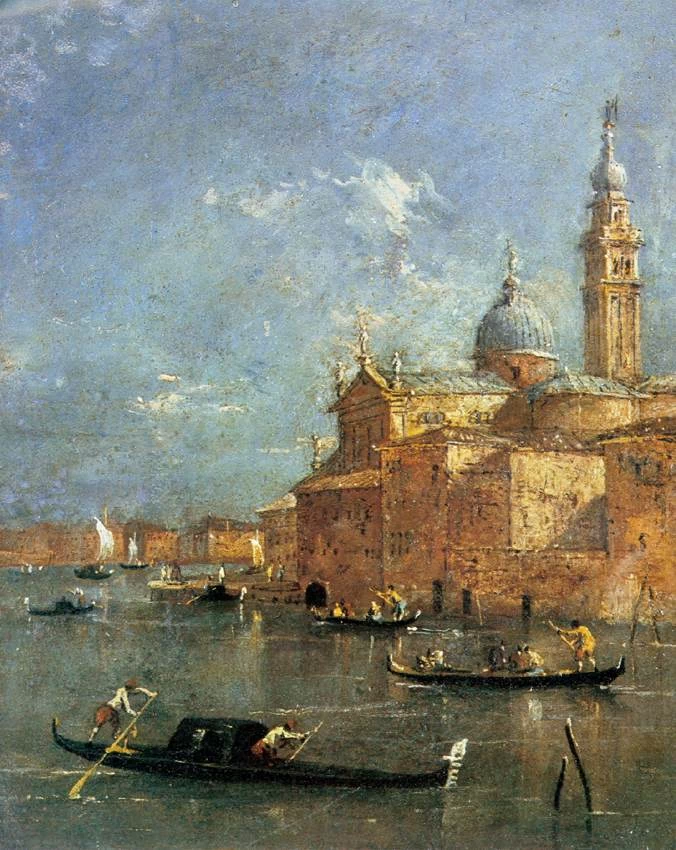 Veduta della chiesa di San Giorgio Maggiore - Museu Calouste Gulbenkian, Lisbona